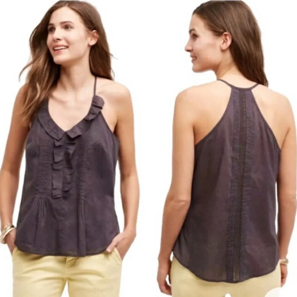 Anthropologie Ruffled Mora By Les Cocotiers - Picture 2 of 12